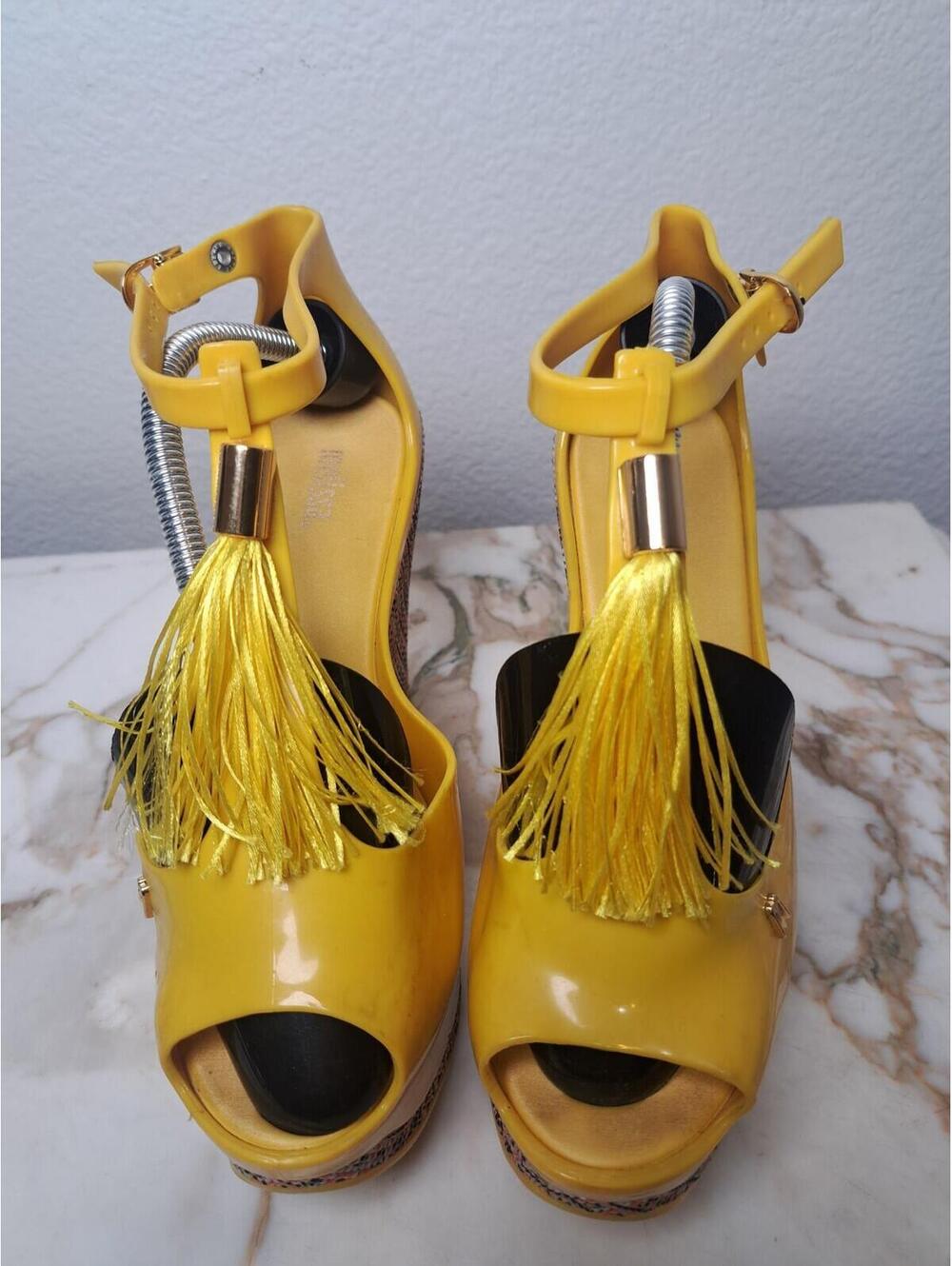 Melissa Peace Amarela Wedge Jelly High Size 7